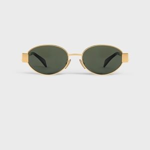 CELINE TRIOMPHE METAL 01 SUNGLASSES IN METAL